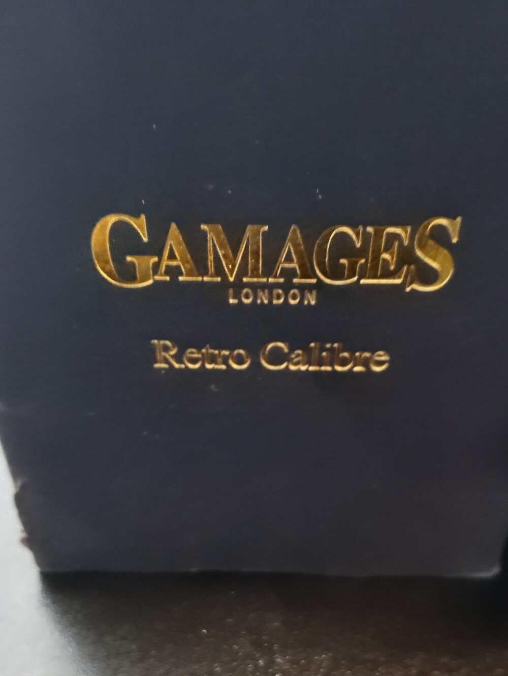 Retro Calibre Men's Bag - Black with Gold Accents